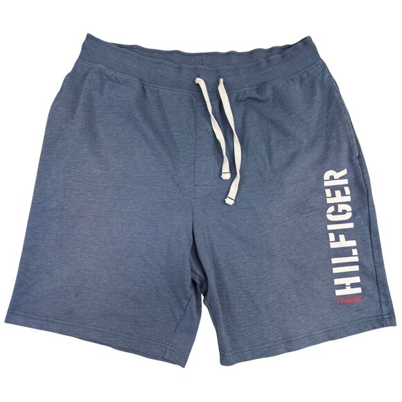 Tommy Hilfiger Mens Blue Sleepwear Shorts XL Cotton Blend - PreOwned - Picture 1 of 10